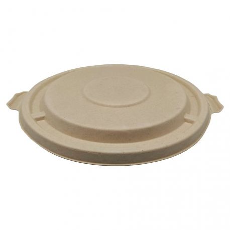 Tapa de bagazo para Bols de fibra de caña de azúcar de 720ml / 950ml / 1.200ml (500 uds)