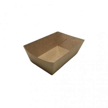 Barqueta Kraft Antigrasa 85 x 50 x 35mm (1.000 uds)