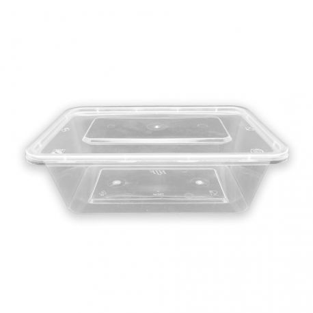 Envase Transparente PP inyectado 750ml 170 x 118 x 57mm (300 uds)