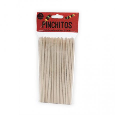 Pinchos de madera 150mm (10.000 uds)