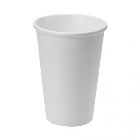 Vasos de papel Blancos Ø 90mm  475ml (16Oz) (1.000 uds)