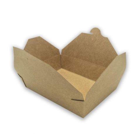 [ERPAMU000086] Caja americana Take-Away Kraft 197 x 140 x 65mm (200 uds)