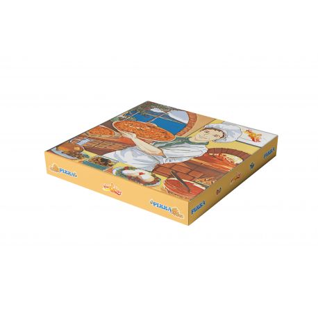 [CAPZFR000010] Caja Pizza modelo vesubio 330 x 330 x 35mm (100 uds)