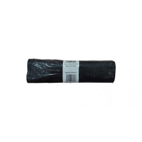 [BOBALD000010] Bolsas de basura negras para cubos de 30 Litros 52 x 58cm (55BOx25: 1.375 uds)