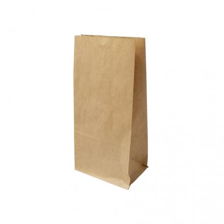 [BOPAME000001] Bolsa de Papel Americana 12 + 8 x 24cm (1.000 uds)