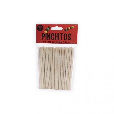 [CUMADE000022] Pinchos de madera 100mm (10.000 uds)